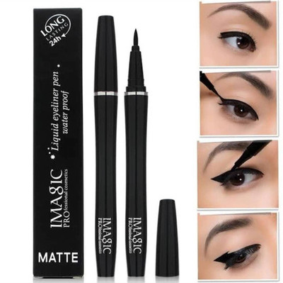 IMagic Liquid Eyeliner Pen Matte 1 ml(Black)