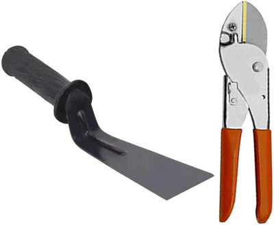 IBEX Garden Tool Set of 2 Includes, Pack of 2 (Khurpi 2 inch and Flamingo Cutter) Garden Tool Kit(2 Tools)