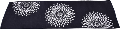 Jute Tree Dark Blue 110 cm Reversible Table Runner(Organic Cotton)