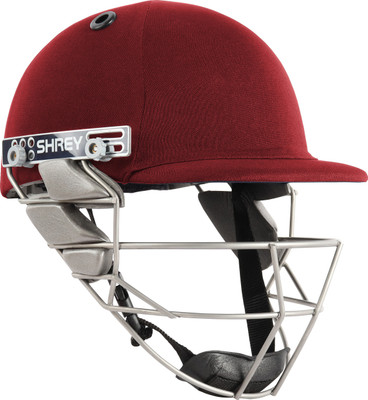 Shrey D-PRO GUARD STAINLESS STEEL Cricket Helmet(Maroon)