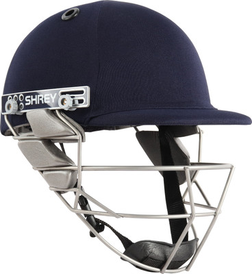 Shrey D-PRO GUARD STAINLESS STEEL Cricket Helmet(Navy Blue)