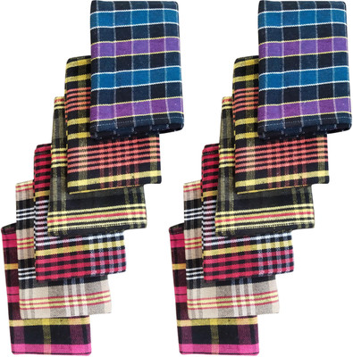 AKHVI KN-06 Multicolor Cloth Napkins(12 Sheets)