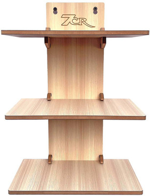 7CR 3 Compartments wooden Pen and stationery(Beige)
