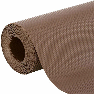 shivay Polyester Drawer Mat(Brown, Medium)