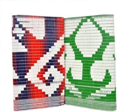 PARNAIRA Plastic Chatai Mat(Multicolor, Large, Pack of 2)