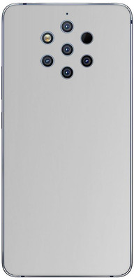 Vcare GadGets Nokia 9 Pure View Mobile Skin(Silver)