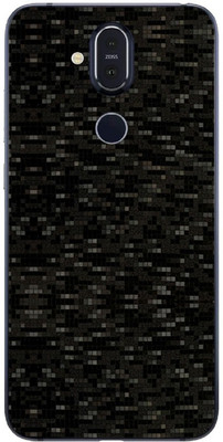 Vcare GadGets Nokia 8.1 Plus Mobile Skin(Black)