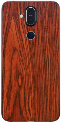 Vcare GadGets Nokia 8.1 Plus Mobile Skin(Dark Wood)