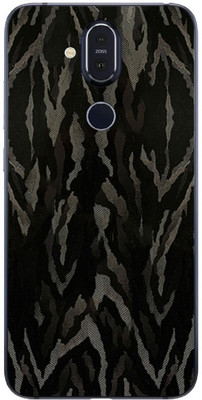 Vcare GadGets Nokia 8.1 Plus Mobile Skin(Black)
