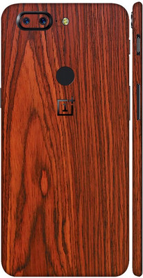 Vcare GadGets OnePlus 5T Mobile Skin(Dark Wood)