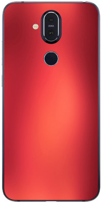 Vcare GadGets Nokia 8.1 Plus Mobile Skin(Red)