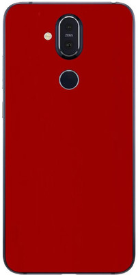 Vcare GadGets Nokia 8.1 Plus Mobile Skin(Red)
