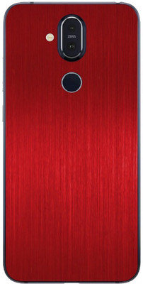 Vcare GadGets Nokia 8.1 Plus Mobile Skin(Red)