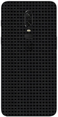 Vcare GadGets OnePlus 6 Mobile Skin(Black)
