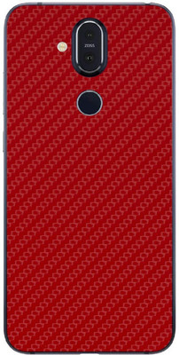 Vcare GadGets Nokia 8.1 Plus Mobile Skin(Red)