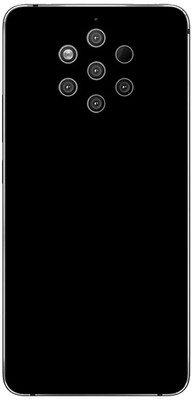 Vcare GadGets Nokia 9 Pure View Mobile Skin(Black)