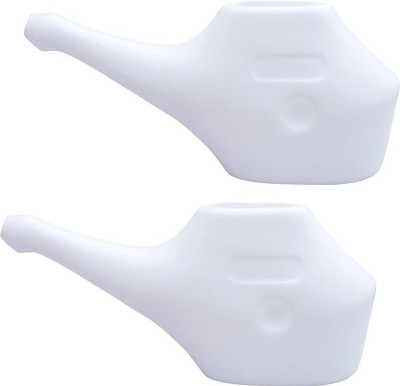 YOGSADHAK Plastic White Neti Pot(250 ml)