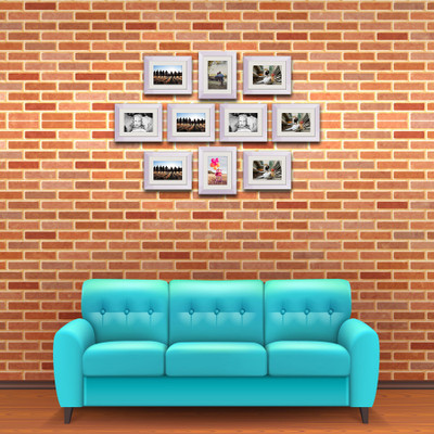 Artzfolio Polymer Wall Photo Frame(White, 10 Photo(s), 6x8inch;SET OF 10 PCS With Mount)
