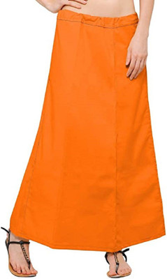Queen Style Orange 8 Part Fine Quality Pure Cotton Petticoat(XXL)