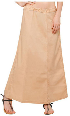 Queen Style Beige 8 Part Fine Quality Pure Cotton Petticoat(XXL)