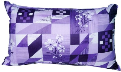 First Night Microfibre Floral Sleeping Pillow Pack of 1(Purple)