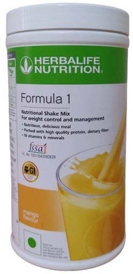 HERBALIFE Formula 1 Nutritional Shake Mix - Mango Flavor For Weight Loss Plant-Based Protein(500 g, Mango)