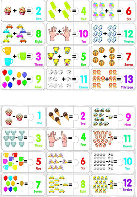 PEZYOX Educational Jigsaw Puzzle Range for Kids (Match The Mathematic)(24 Pieces)