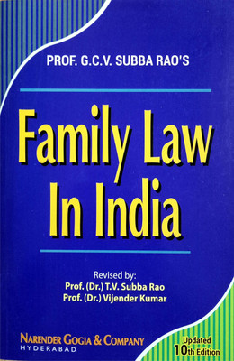 Family Law In India(Paperback,  Prof. G.C.V.Subba Rao (Author),  Revised by Prof. (Dr.) T.V.Subba Rao and Prof. (Dr.) Vijender Kumar (Author))