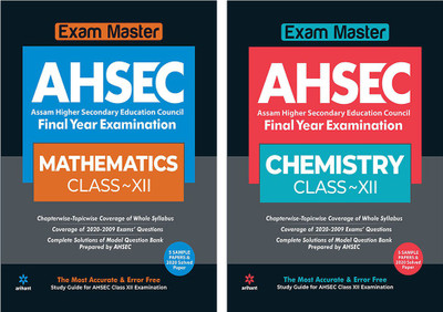 Combo Of Exam Master AHSEC Mathematics 12th & Exam Master AHSEC Chemistry 12th Set Of 2 Books(Paperback, Arihant Experts)