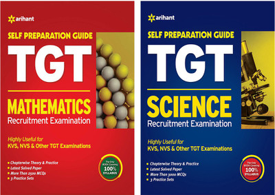 Combo Of TGT Guide Mathematics Recruitment Examination & 49011020Tgt Guide Science Recruitment Set Of 2 Books(Paperback, Arihant Experts)