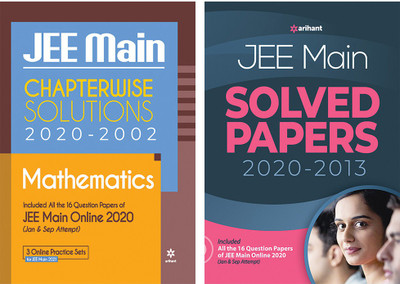 Combo Of JEE Main Chapterwise Solution Mathematics & JEE Main Solved Papers (E) Set Of 2 Books(Paperback, Arihant Experts)