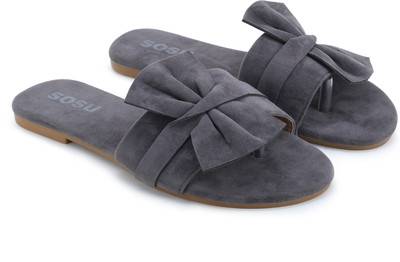 SOSU Women Flats(Grey , 7)