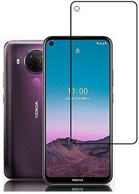 VDAT Edge To Edge Tempered Glass for Nokia 5.4(Pack of 1)