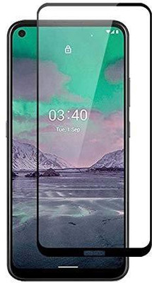 BRENZZ Edge To Edge Tempered Glass for Nokia 5.4(Pack of 1)