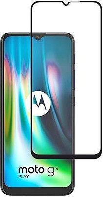 BRENZZ Edge To Edge Tempered Glass for Moto e7 Power, Motorola Moto e7 Power(Pack of 1)