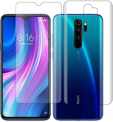 ELEF Front and Back Tempered Glass for Redmi Note 8 Pro(Pack of 2)
