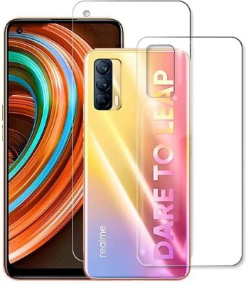 DOWRVIN Front and Back Tempered Glass for REALME X7(Pack of 1)