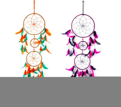 BS AMOR Decorative Showpiece  -  3 cm(Feather, Pink, Black, Orange, Green)