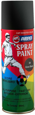 ABRO SP-39 Black Spray Paint 400 ml(Pack of 1)