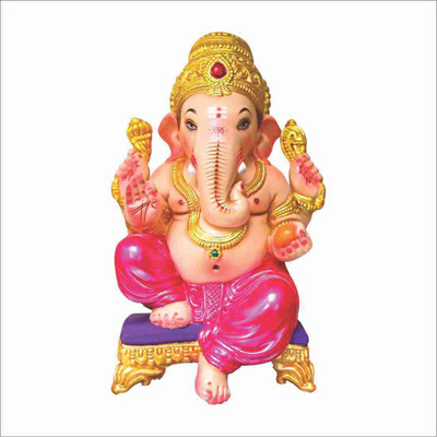 Printart 76.2 cm Ganesha Wall Sticker Non-Reusable Sticker(Pack of 1)