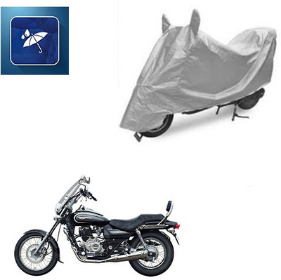 Atulit enterprises Two Wheeler Cover for Bajaj(Avenger 220 Cruise, Silver)