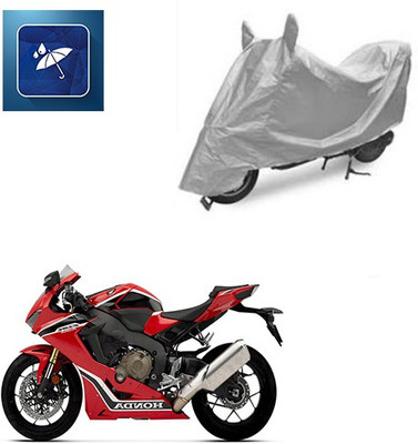 Atulit enterprises Two Wheeler Cover for Honda(CBR 1000RR, Silver)