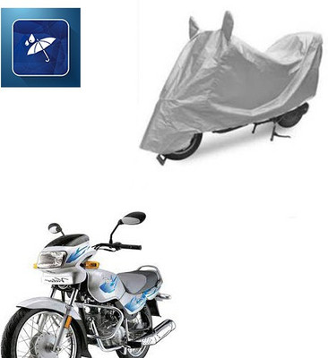 Atulit enterprises Two Wheeler Cover for TVS(Victor GLX, Silver)