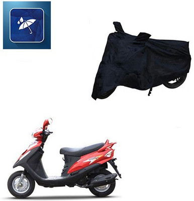 Atulit enterprises Two Wheeler Cover for Mahindra(Flyte, Black)