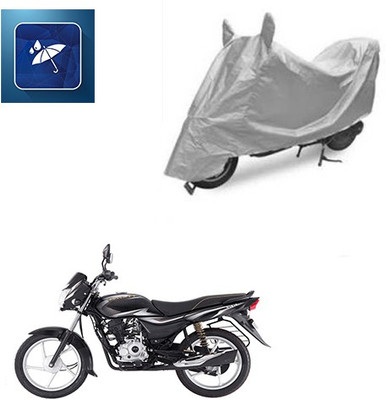 Atulit enterprises Two Wheeler Cover for Bajaj(Platina 100 DTS-i, Silver)