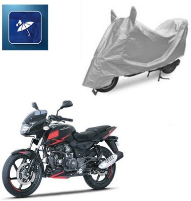 Atulit enterprises Two Wheeler Cover for Bajaj(Pulsar 180 DTS-i, Silver)