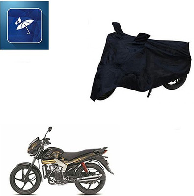 SRENTERPRISES Two Wheeler Cover for Mahindra(Centuro, Black)