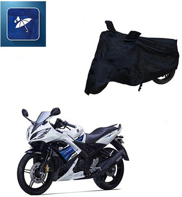 SRENTERPRISES Two Wheeler Cover for Yamaha(YZF R15 S, Black)