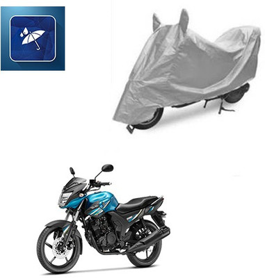 SRENTERPRISES Two Wheeler Cover for Yamaha(SZ-RR, Silver)
