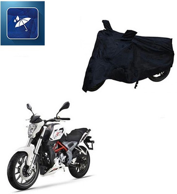 Atulit enterprises Two Wheeler Cover for DSK Benelli(TNT 25, Black)